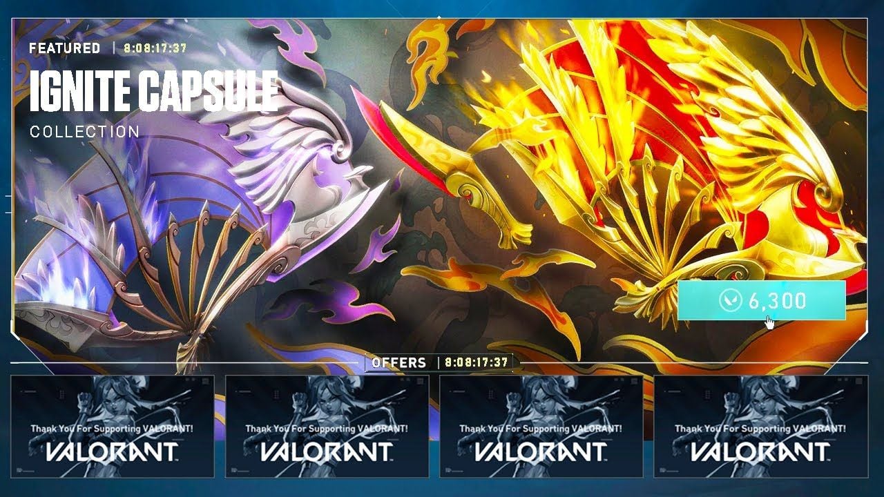 Valorant Ignite Capsule Bundle Release Date, Price & Skinline